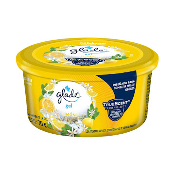 **AMBIENTADOR GLADE GEL HOGAR LIMON  X70G                                 