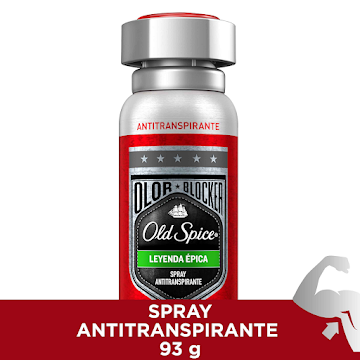 //DESODORANTE ANTI TRANSPIRANTE OLD SPICE SPRAY LEYENDA ÉPICA X93GR  