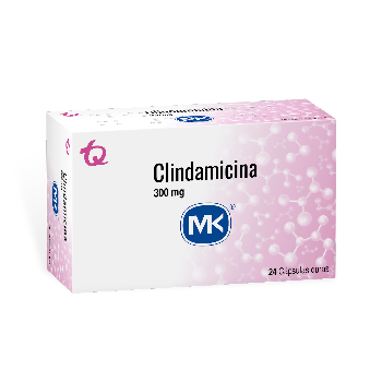 Clindamicina MK 300 mg Caja x 24 Cápsulas  