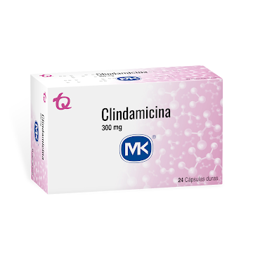 Clindamicina MK 300 mg Caja x 24 Cápsulas  