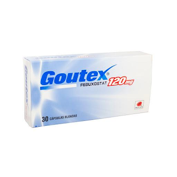 Goutex Febuxostat 120 mg Procaps Caja x 30 Cápsulas  