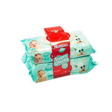 Toallas Húmedas Huggies Supreme Precio Especial x 128 und  