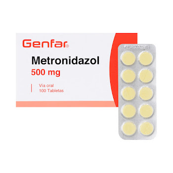 Metronidazol 500 mg Genfar Fracción Blíster x 10 Tabletas  