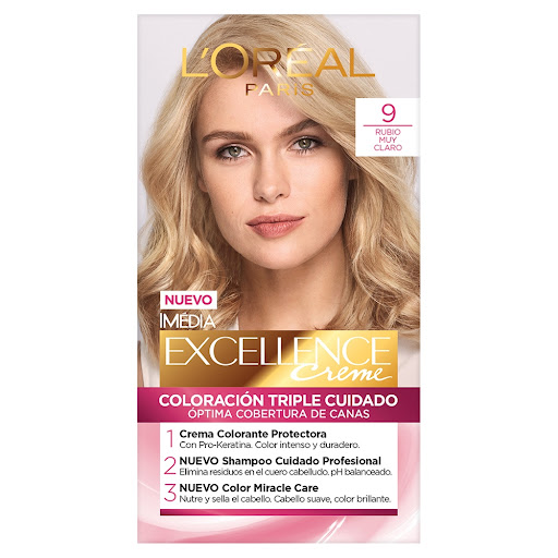 Tinte Loreal Excellence   Tono 9 Kit x 1 und
