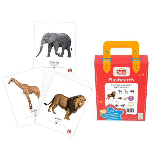 Flash Cards Tool-be Animales de la Selva Caja x 18 Tool-be Caja x 18 