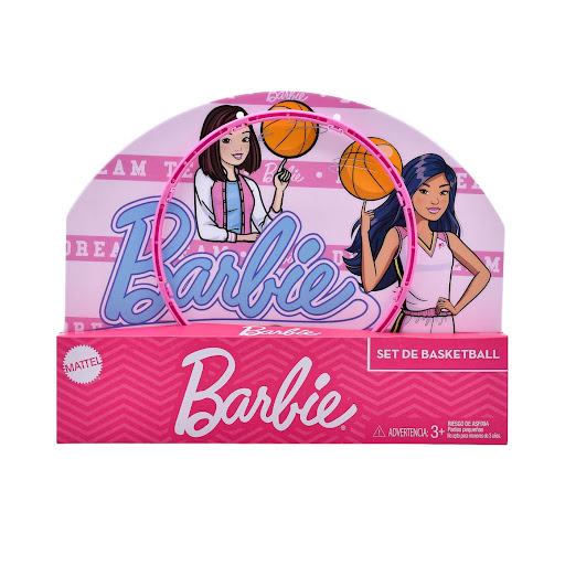 Set Para Basketball Barbie Barbie Caja x 1 Despierta la atleta interior con el Set Basketball Barbie Este increíble set deportivo, fácil de instalar, transformará cualquier espacio en una cancha de sueños. La red tejida resistente y el soporte