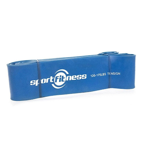 BANDA ELASTICA PODER AZUL 20X65X4.5MM SPORT Sport Fitness Individual x 1 Bandas de resistencia diseñadas para entrenamiento de fuerza, movilidad y rehabilitación. Ofrecen soporte en ejercicios de calistenia y levantamiento de pesas.Características:Material: Látex de alta r