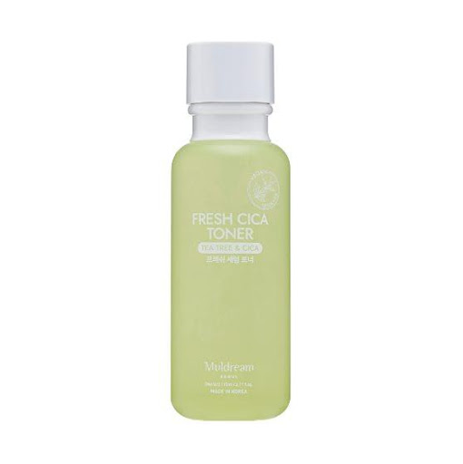 Tonico Facial Calmante en Gel con Te Verde y CICA r x 110 Ml Muldream Botella x 1 und. 