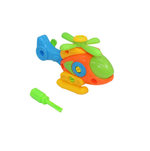 Helicoptero Didactico Bolsa Plasticos Asociados  x 1 Es un juguete educativo diseñado para armar y desarmar. Incluye piezas de diferentes formas y colores que son atractivas y divertidas para los niños. Este juguete fomenta el desarrollo de habilidades 