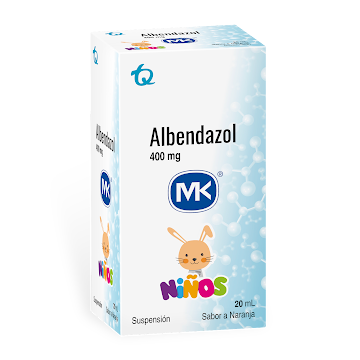 Albendazol MK 400 mg Frasco x 20 ml  