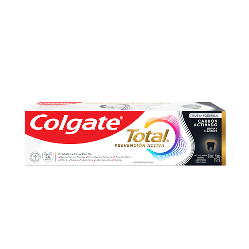Crema Dental Colgate Total Carbon Activado x 75 ml