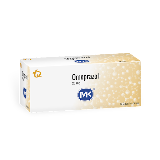 Omeprazol 20 mg MK Caja x 30 Cápsulas