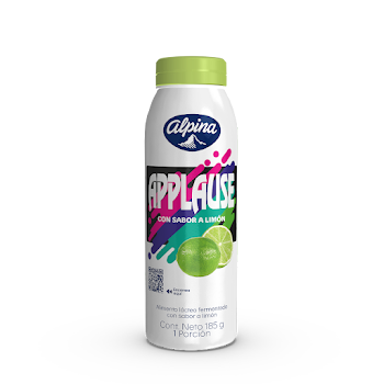 Yogurt Alpina Applause   Limón Botella x 185 gr 