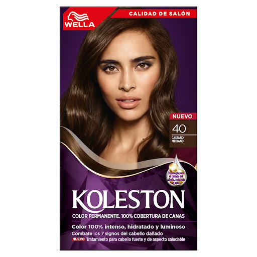 Kit Tinte Koleston   Castaño Mediano # 40 x 70 ml