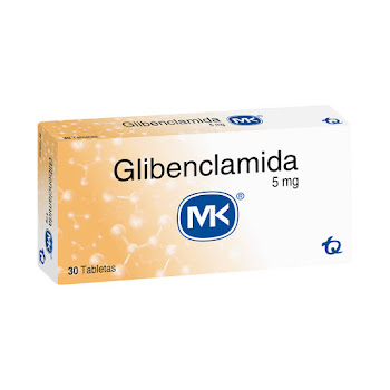 Glibenclamida MK 5 mg Caja x 30 Tabletas  