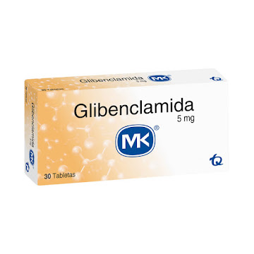 Glibenclamida MK 5 mg Caja x 30 Tabletas  