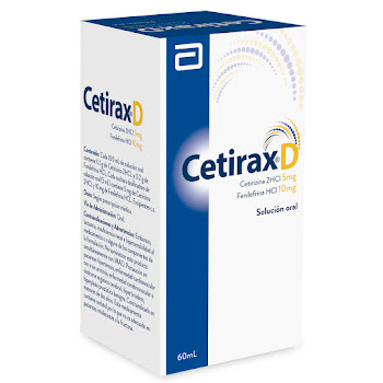 Cetirax D 5mg Sol.Oral   Fco.x60ml LAFRANCOL Cetirizina 2HCI Fenilefrina  