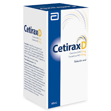 Cetirax D 5mg Sol.Oral   Fco.x60ml LAFRANCOL Cetirizina 2HCI Fenilefrina  
