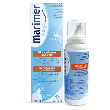 Marimer Baby Nariz Tapada Agua de Mar Spray Axon Frasco x 100 ml  