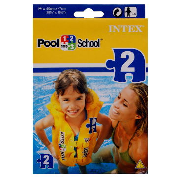Chaleco Pool Intex   School 50X47Cm  