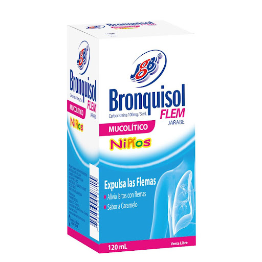 Bronquisol Flem Niños Sabor Caramelo Fco x 120ml