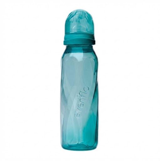 Biberon 8 OnzasTwist Entintado  Turquesa - Evenflo Evenflo Frasco x 1 Und Biberón Twist 240ml/8oz
Biberón con botella twist hexagonal de polipropileno entintado.
Mamila anatómica  con Micro Air Vents, material de silicón grado alimenticio, con alas que se adaptan a las comi