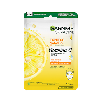 Mascarilla Garnier Express Aclara Vitamina C x 28 gr  