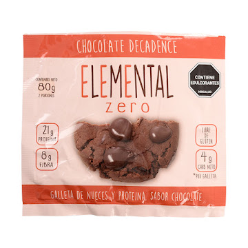Galleta Alta en Proteína Elemental Chocolate Decandence x 80 gr  