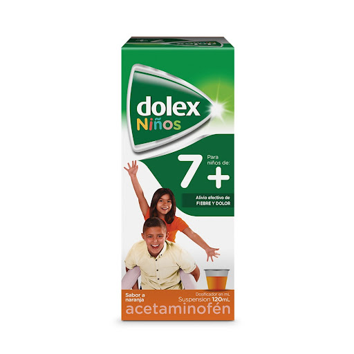Dolex Niños 7+ Acetaminofén x 120 ml