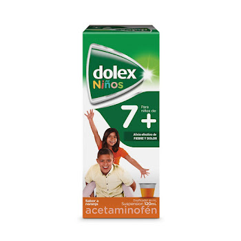 Dolex Niños 7+ Acetaminofén x 120 ml  