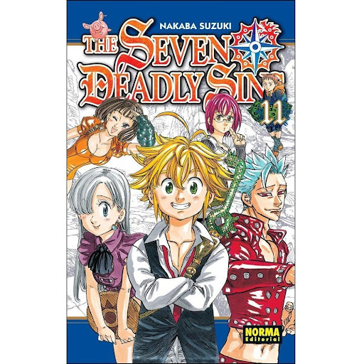 The Seven Deadly Sins No. 11 Editorial Norma Libro x 1.0 THE SEVEN DEADLY SINS 11  Autores:Nakaba Suzuki  Colecciones:CÓMIC MANGA  Editoriales:NORMA Editorial  Series:THE SEVEN DEADLY SINS  ISBN 9788467923926 Fecha de venta 26/8/2016 Formato Tapa blanda con