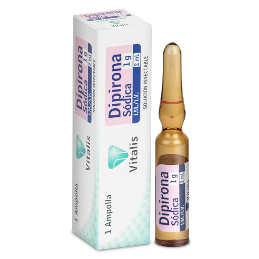 Dipirona Sódica 1gr/2ml Vitalis x 1 Ampolla