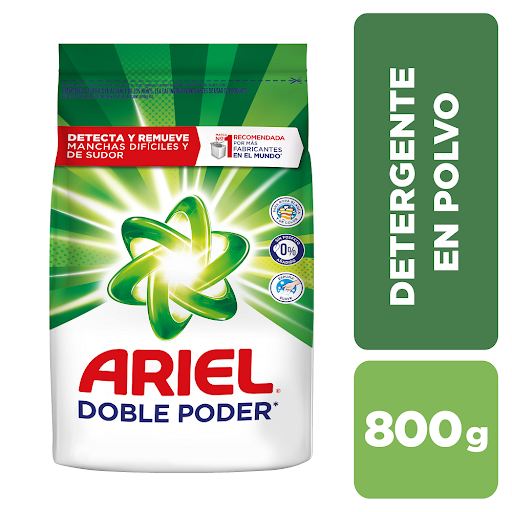 //DETERGENTE ARIEL AROMA ORIGINAL BOLSA X800G.                          