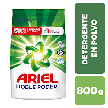 //DETERGENTE ARIEL AROMA ORIGINAL BOLSA X800G.                            