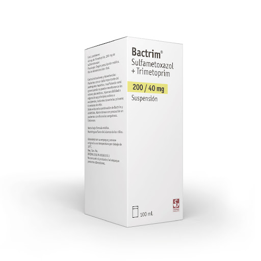 Bactrim Sulfametoxazol + Trimetoprim 200/40mg Siegfried Frasco x 100 ml