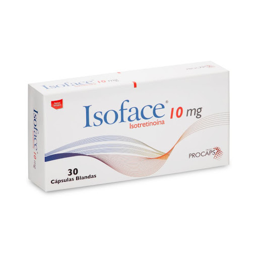 Isoface Isotretinoina 10 mg Procaps Caja x 30 Cápsulas