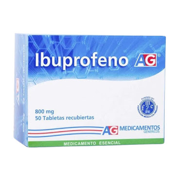 Ibuprofeno 800 mg AG Caja x 50 Tabletas  