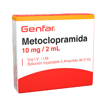 Metoclopramida Genfar 10 mg Caja x 5 Ampollas  