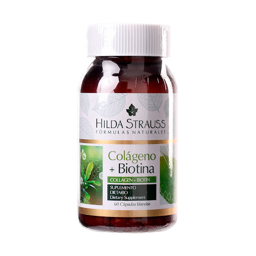 Hilda Strauss Colágeno + Biotina Frasco x 60 Cápsulas