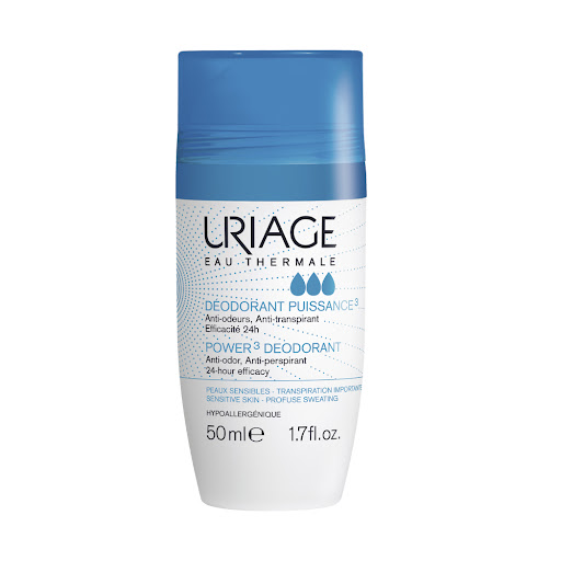Desodorante Uriage Antitranspirante Roll-On Poder 3 Frasco x 50 ml