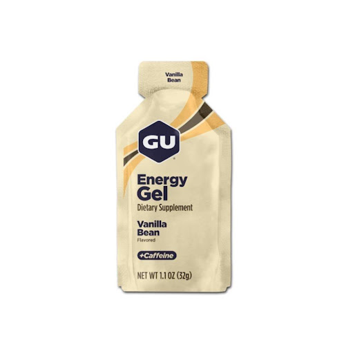 Energy gel. Sabor Vainilla con Cafeína 20mg. Caja x 24 unidades GU Caja x 24 x 12 Sabor:  Vainilla con cafeína

Características:

Doble energía: Fructosa y Maltodextrina

Aminoácidos: 450 mg

Calorías: 100

Sodio:  60 mg

Cafeína: 20 mg