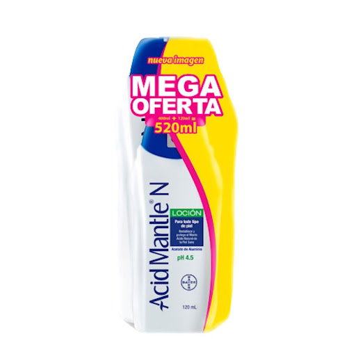 Acid-Mantle N Acetato de Aluminio Bayer Loción Frasco x 400 ml