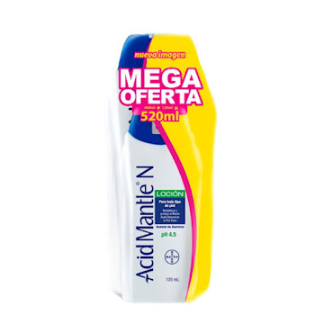 Acid-Mantle N Acetato de Aluminio Bayer Loción Frasco x 400 ml  
