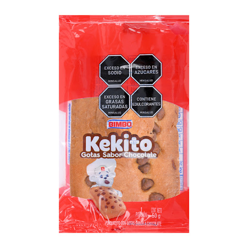 Ponqué Bimbo Kekito Gotas De Chocolate x 50 gr