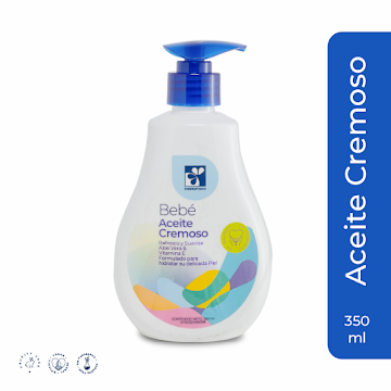 Aceite Cremoso Farmatodo Bebé Frasco x 350 ml   