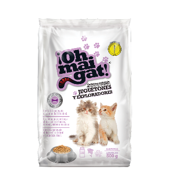 Alimento Para Gatos Oh Mai Gat Gatitos Juguetones x 500 mg  