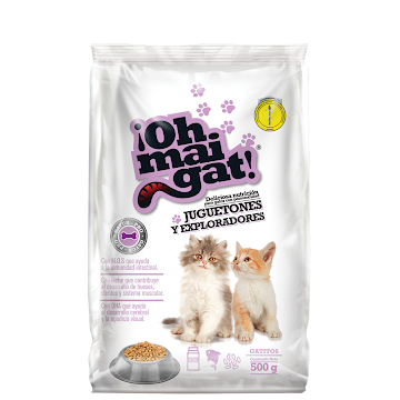 Alimento Para Gatos Oh Mai Gat Gatitos Juguetones x 500 mg  