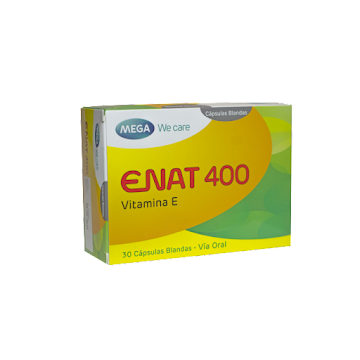 Enat 400 Vitamina E Caja x 30 Cápsulas  