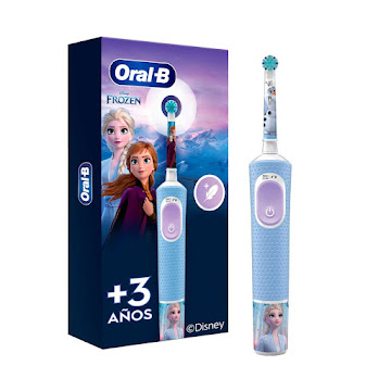 Cepillo de Dientes Eléctrico Infantil Oral-B Disney Frozen Caja x 1 und  