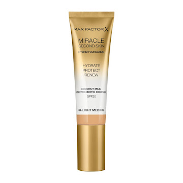Base Max Factor Miracle Second Skin Mf Light-Med #4 x 30 ml  